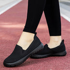 Damen Bequeme Slip-On Laufschuhe aus atmungsaktivem Mesh EB