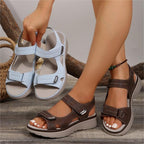 Damen Bequeme Freizeitsandalen mit ergonomischem Riemchen-Design EB
