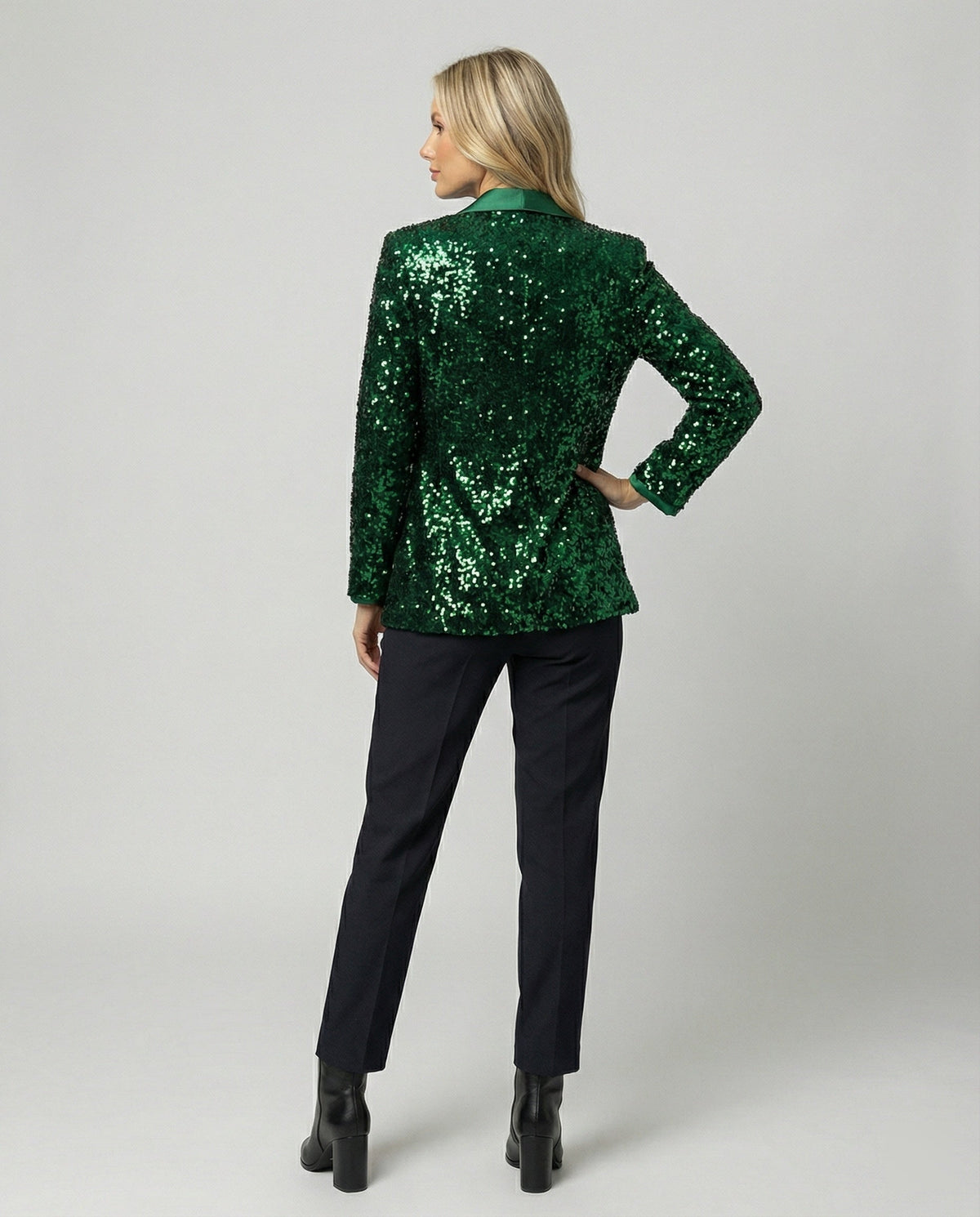 Damen Glitzernder Blazer EB