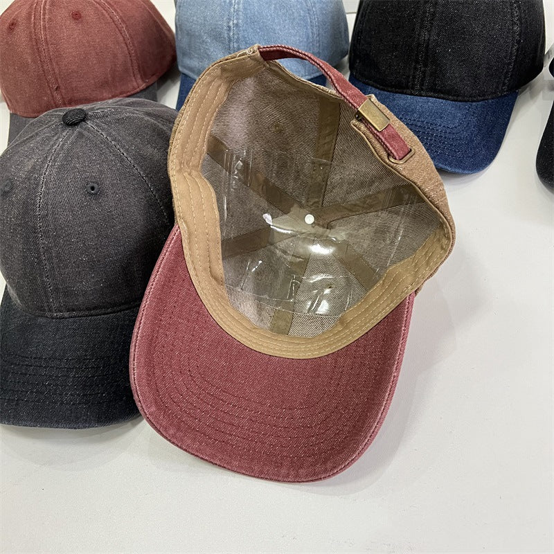 Verstellbare Herrenkappe in Denim-Optik