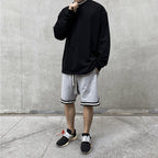 Lockere French-Terry-Sweatshorts für Herren mit Kordelzug