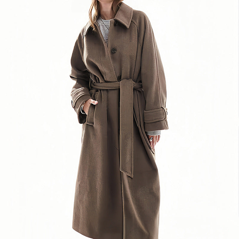 Damen Eleganter und hochwertiger Trenchcoat EB