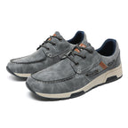 Herren Freizeit-Lederschuhe mit robustem Design und rutschfester Sohle EB