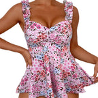 Damen Baderock mit floralem Design EB