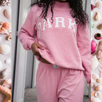 Damen-Freizeitset mit Oversized-Sweatshirt und Shorts
