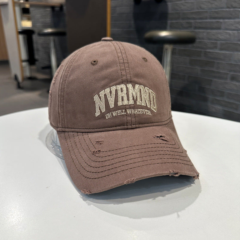 Herren-Baseballkappe mit Distressed-Grafik