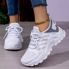 Damen Sportliche Laufschuhe mit atmungsaktivem Obermaterial und dämpfendem Komfort EB