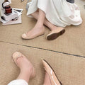 Damen Ballerinas mit Schleifenapplikation EB