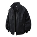 Damen Designer Übergangsjacke mit hohem Kragen und praktischen Reißverschlusstaschen EB