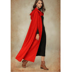 Damen elegante Kapuzenumhangjacke EB