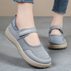 Damen Atmungsaktive Freizeitschuhe mit praktischem Klettverschluss EB