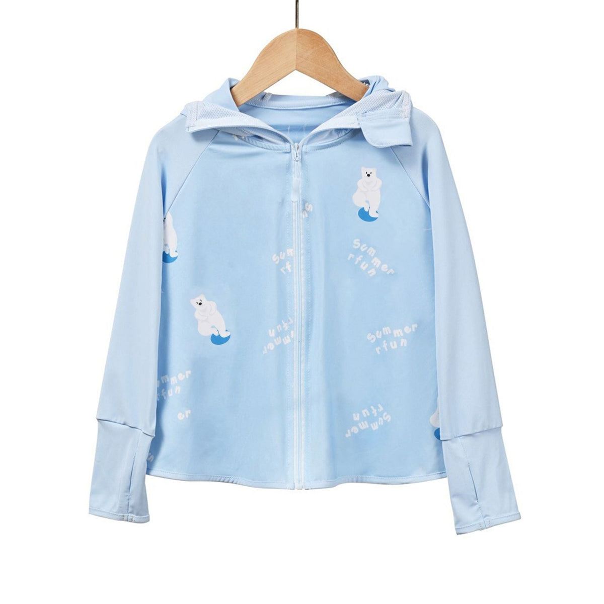 Damen Atmungsaktive Sportjacke mit UV-Schutz und Kapuze EB