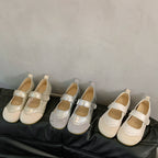 Damen Ballerina mit verstellbarem Riemen von EB