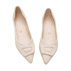 Damen elegante Ballerinas mit modischem Riemendesign und komfortablem Fußbett EB