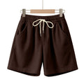 Herren Ripp-Jersey-Shorts mit Kordelzug