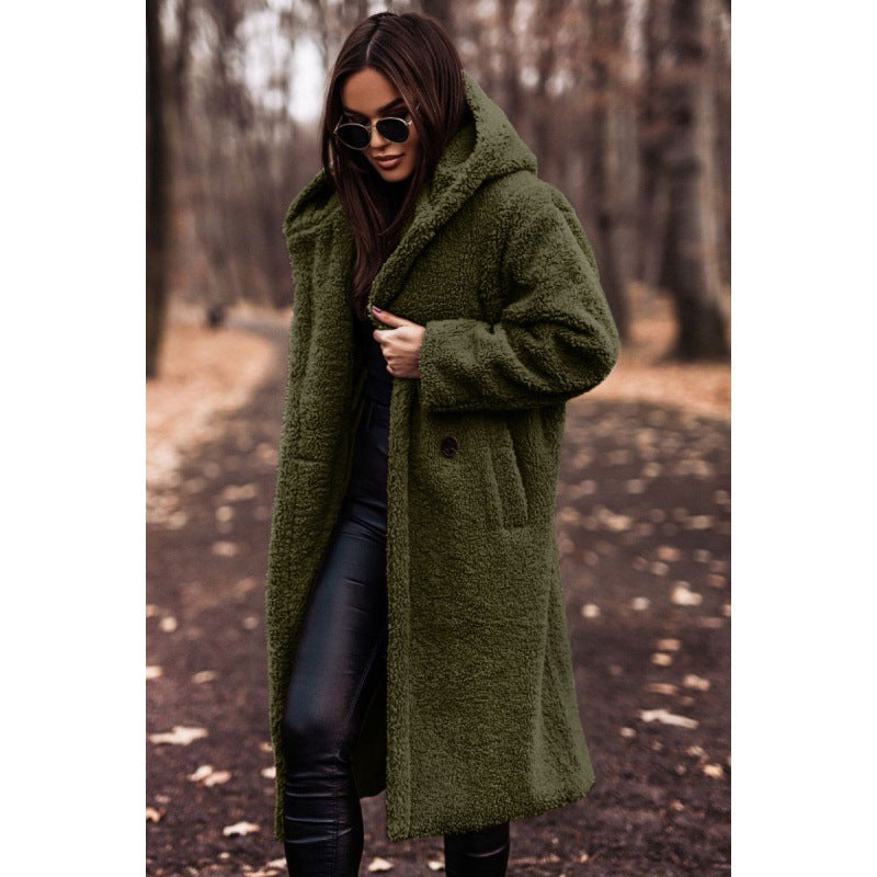 Damen Kuscheliger Oversized-Mantel EB