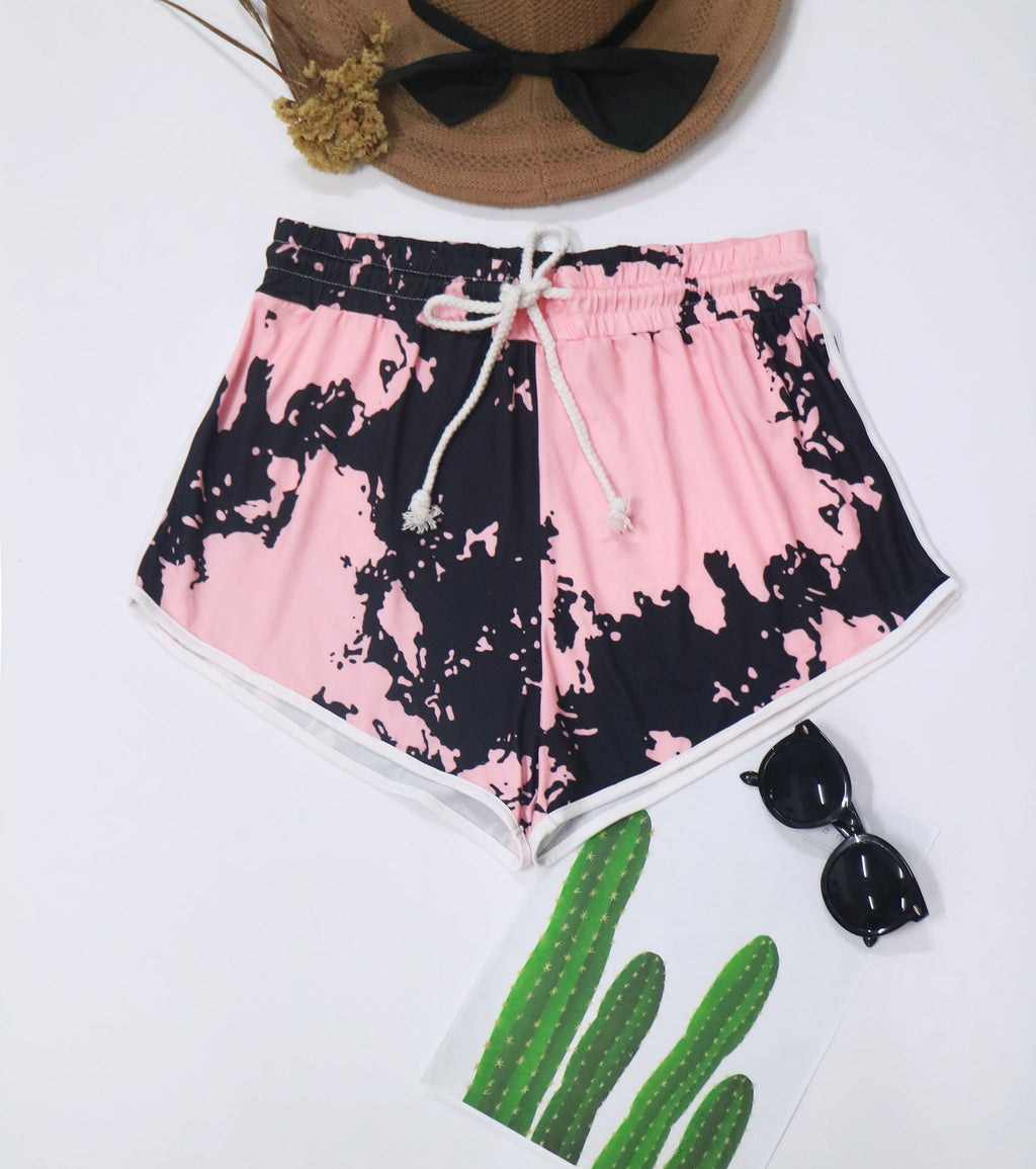 Lässige Damen-Badeshorts mit Farbverlauf