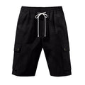 Lässige Cargo-Bermudashorts für Herren mit elastischem Bund