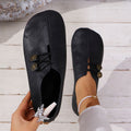 Damen Alltagsschuhe mit elegantem Knopfdetail und bequemem Innenfutter EB