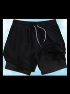 EB | Atmungsaktive Doppel-Shorts für Männer