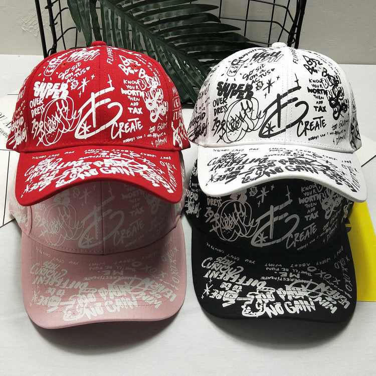 Herren-Snapback-Cap mit Grafikdruck