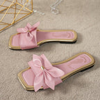 Damen Badesandalen mit eleganter Schleifenapplikation EB