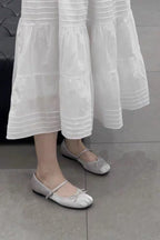 Damen Ballerinas mit verstellbarem Riemendesign und modischem Akzent EB
