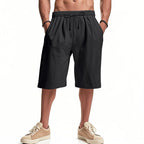 Herren bequeme Cargo-Shorts mit elastischem Bund und großzügigen Taschen EB