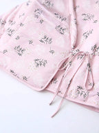 Damen gesteppte Weste im eleganten Blumenprint-Design EB