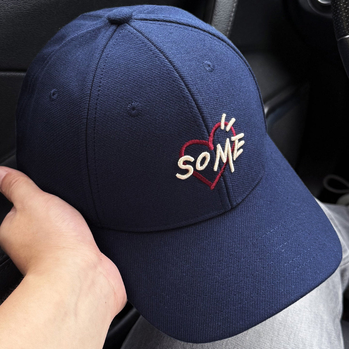 Bestickte lässige Baseballkappe für Herren