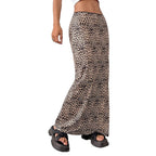 Damen Eleganter Maxirock mit hohem Schlitz EB