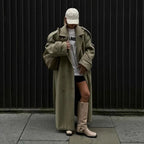 Damen Federgewicht Oversize-Mantel EB