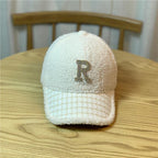 Flauschige Damen-Baseballkappe mit Textur