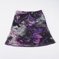 Damen Blumenmuster Midirock mit elastischem Bund und schwingendem Saum EB