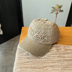 Distressed Denim Classic Cap