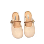 Damen Ballerinas mit verstellbarem Riemen und weichem Innenfutter EB