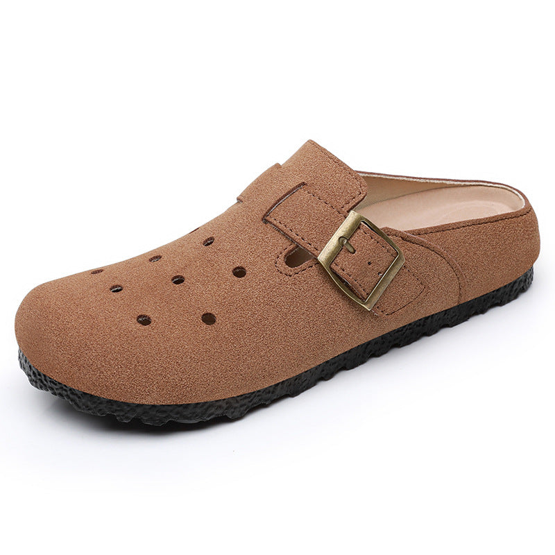 Damen Bequeme Clogs mit verstellbarem Riemen und Belüftungsöffnungen EB