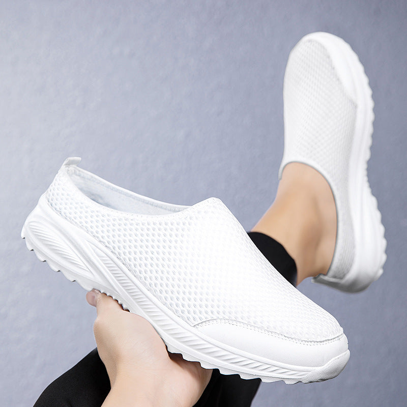 Unisex nan atmungsaktiver Mesh-Mule mit griffiger Flexlaufsohle und gepolstertem Komfortfußbett EB
