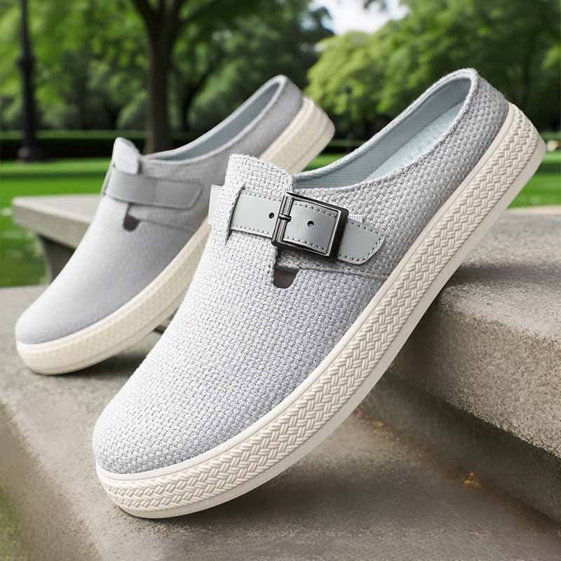 Damen Bequeme Clogs mit verstellbarem Schnallenverschluss EB
