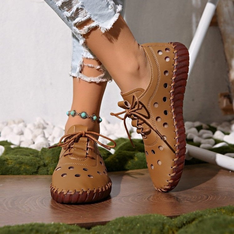Damen Atmungsaktive Freizeitschuhe mit perforierten Löchern EB