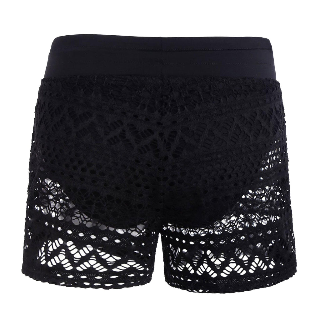 Stilvolle kurze Spitzen-Shorts für Damen