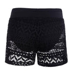 Stilvolle kurze Spitzen-Shorts für Damen