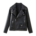 Damen Kunstleder Bikerjacke EB