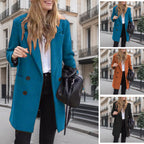 Damen Eleganter Boucle-Trenchcoat EB