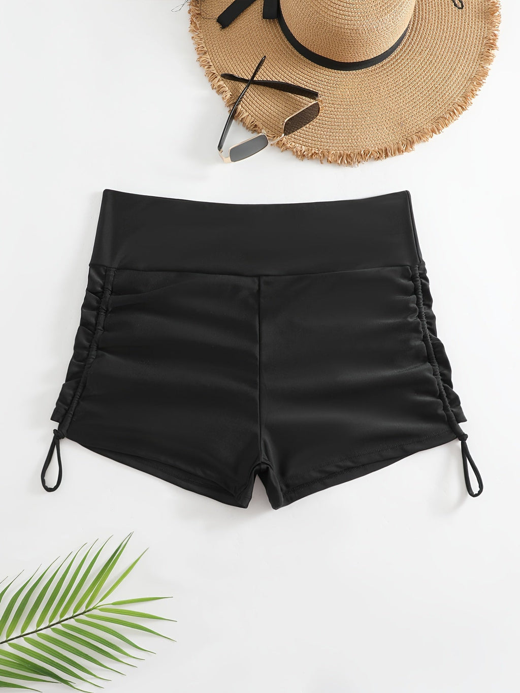 Damen-Badeshorts mit verstellbarem Bund