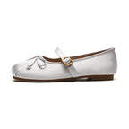 Damen Ballerinas mit modischem Schnallenakzent EB