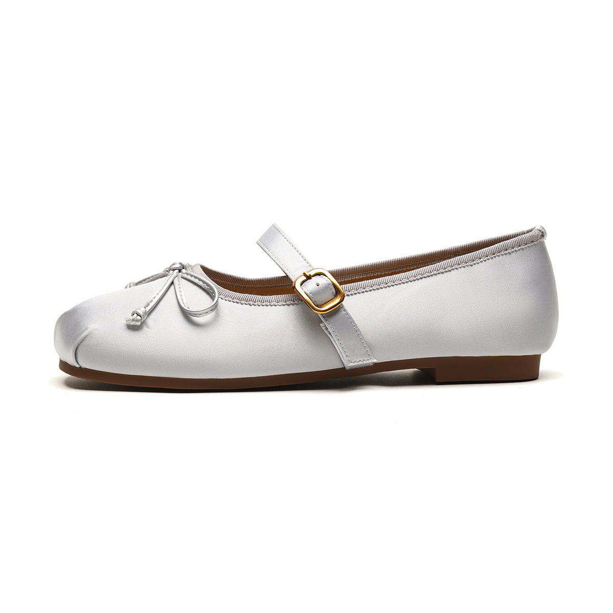 Damen Ballerinas mit modischem Schnallenakzent EB