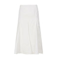 Damen Eleganter, fließender Midirock mit elastischem Bund EB