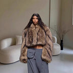 Damen Kunstfelljacke EB