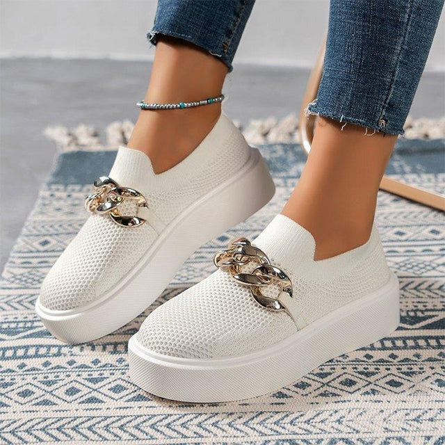 Atmungsaktive Plattformschuhe EB